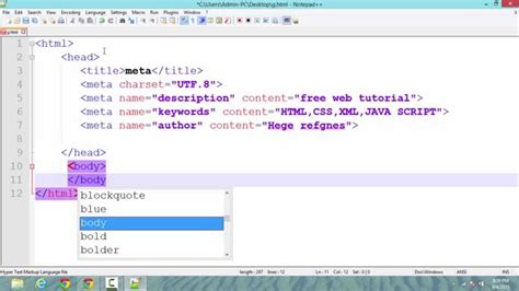 How To Use Meta Tag In Html Tutorial Using Meta Tags In Html Youtube
