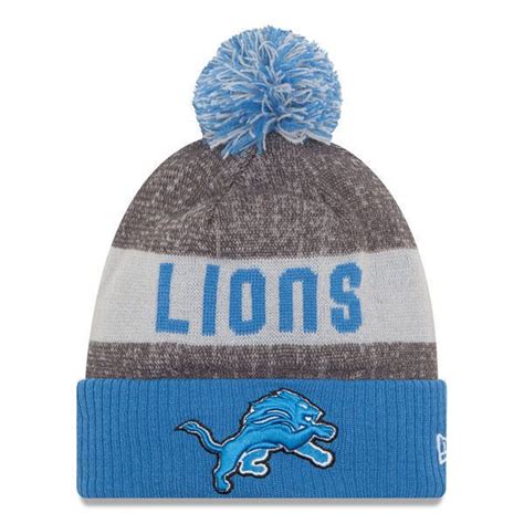 Shop for detroit lions beanies at the official online store of the national football league. Detroit Lions New Era Heather Gray 2016 Sideline Official ...