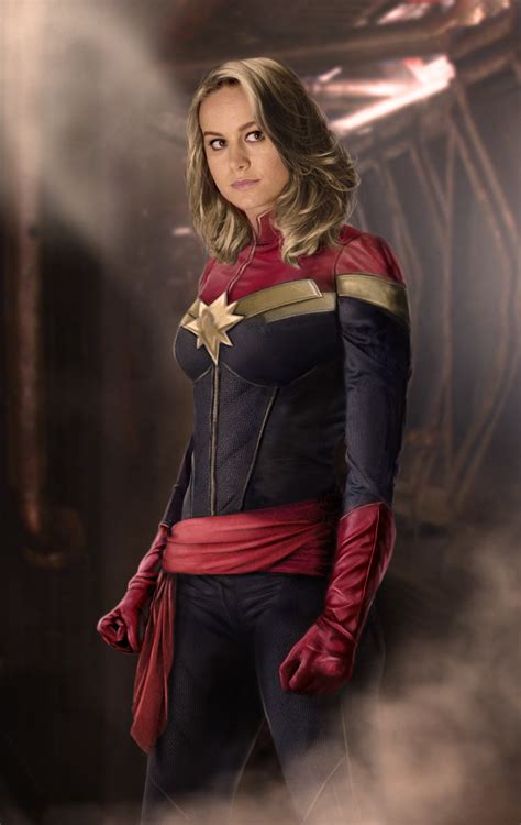 Brie Larson As Captain Marvel Concept