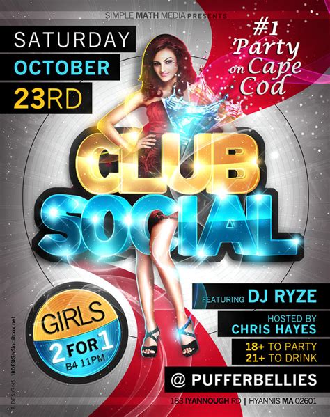 Club Social Flyer 5 By Anotherbcreation On Deviantart