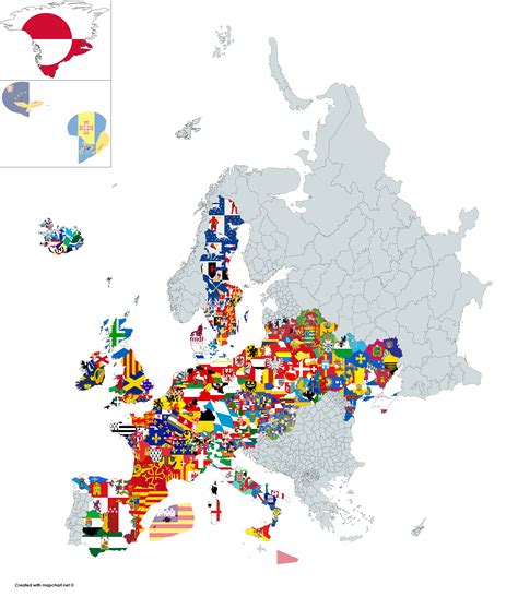 Flag Map Of European Subdivisions Vexillology Images And Photos Finder