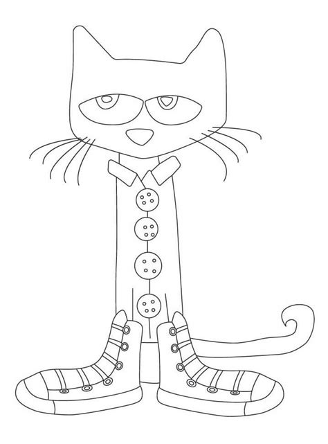 Pete The Cat Coloring Pages Free Printable Coloring Pages For Kids