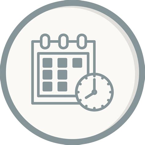 Date And Time Vector Icon 20834076 Vector Art At Vecteezy