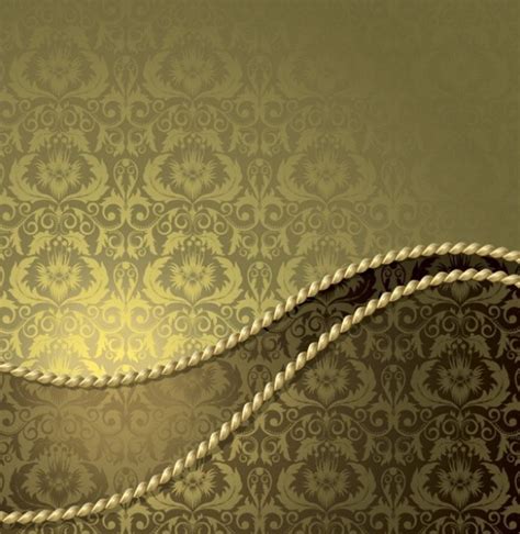 Elegant Vintage Gold Vector Pattern Backgrounds Welovesolo