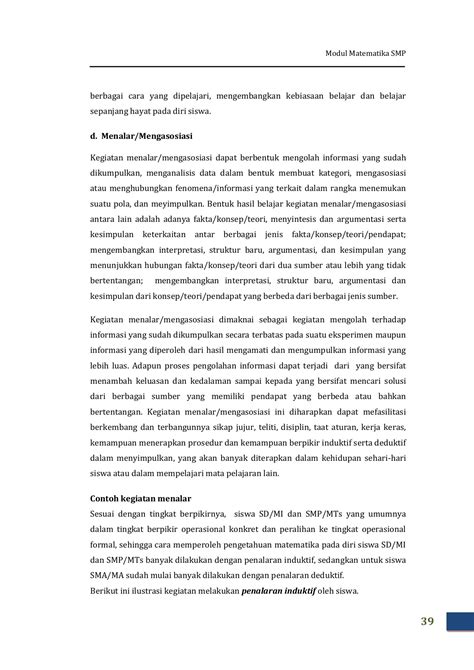 Sekarang kita sudah memasuki musim penghujan. Contoh Soal Penalaran Induktif Matematika Sd : Berfikir Logis Dan Pembuktian Dengan Induksi ...