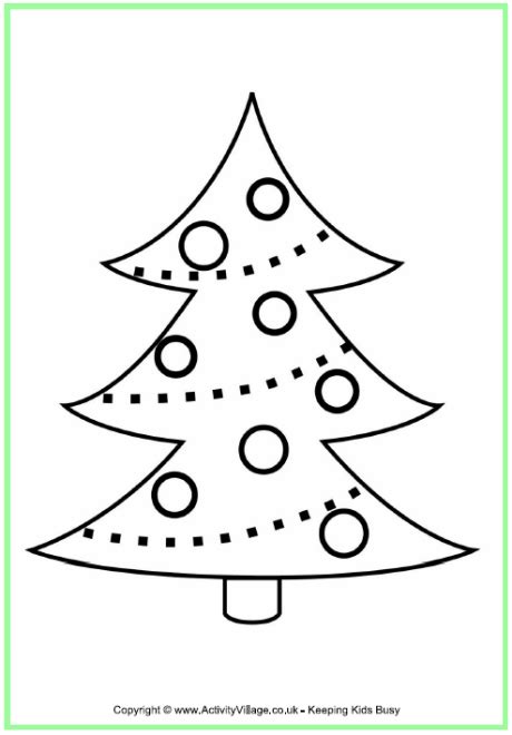 As long as you are personally involved. Christmas Tree Colouring Page 2