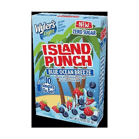 Wylers Drink Mix Zero Sugar Island Punch 118 Oz Bebidas Selectos