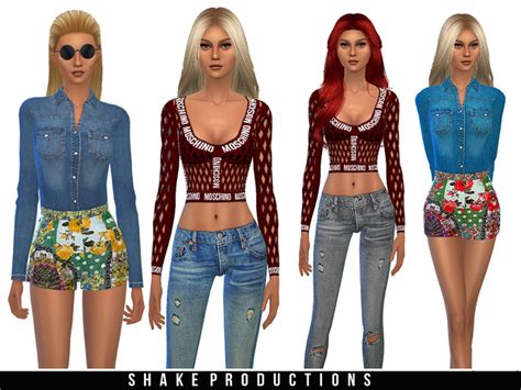 The Sims Resource Set 25 By Shake Production Sims 4