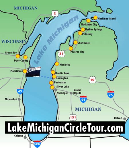 Lake Michigan Circle Tour Lake Michigan Travel Destinations