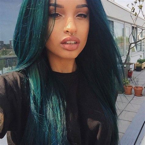If you have long straight hair and itchy fingers, this is everything your hair needs and more. Tonos de cabello verde oscuro (6) - Curso de Organizacion ...