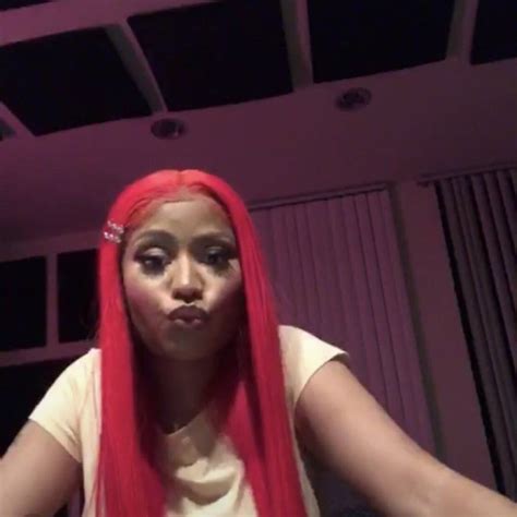 Shared By Baddie B Find Images And Videos About Red Hair Nicki Minaj And Reaction On We Heart
