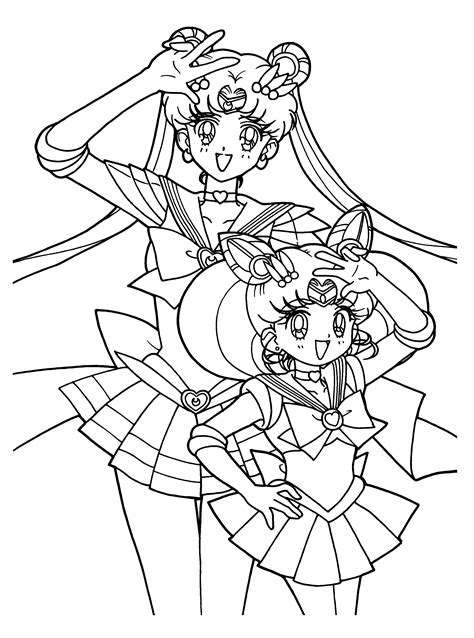 Detail Mewarnai Sailor Moon Koleksi Nomer 23