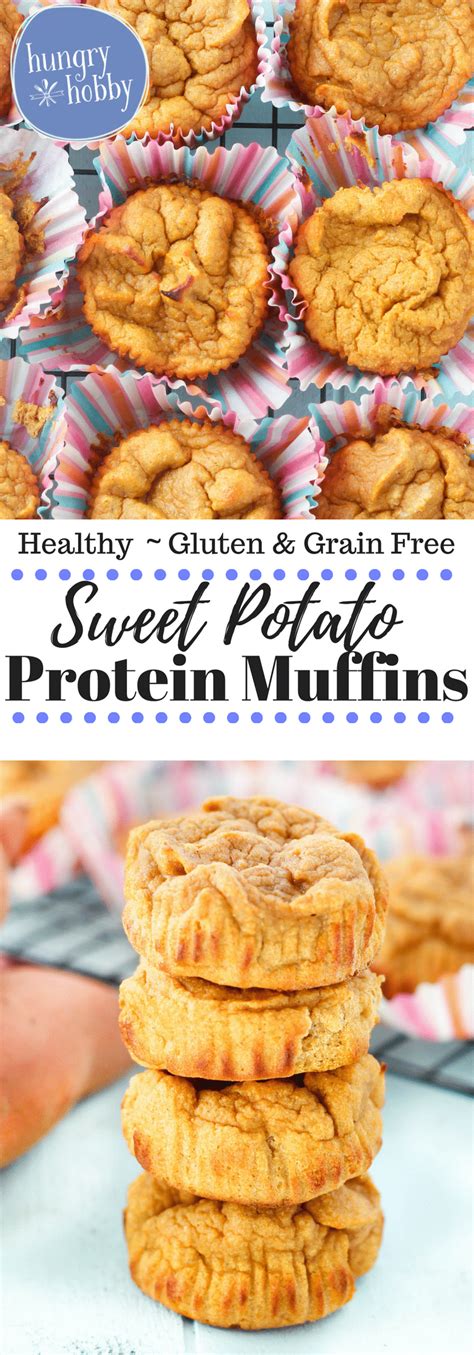 Healthy egg muffins with are so easy to make ahead and are packed with protein and tons of nutritious vegetables like tomato and spinach. Healthy Sweet Potato Protein Muffins - Gluten Free, Grain Free