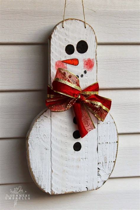 How To Make A Reclaimed Wood Snowman And Penguin For Holiday Decor
