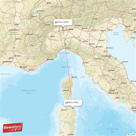 Direct Flights From Olbia To Milan OLB To MXP Non Stop Directflights