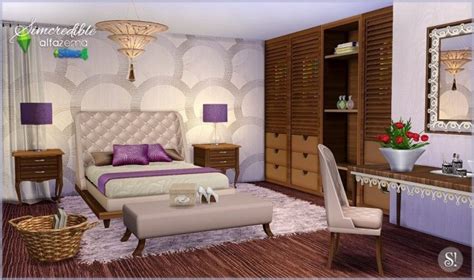 Alfazema Bedroom At Simcredible Designs 4 Sims 4 Updates