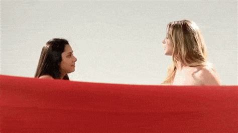 Women Bffs See Each Other Naked For The First Time Animated Gif