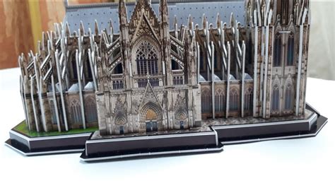 3d Puzzle Of The Cologne Cathedral 179 Pieces Youtube