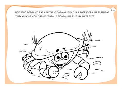 Atividades Caranguejo Educação Infantil