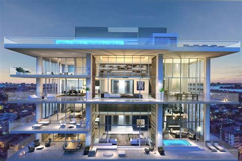 5 Stunning Miami Beach Penthouses With Pool Luxury Homes Dream Houses