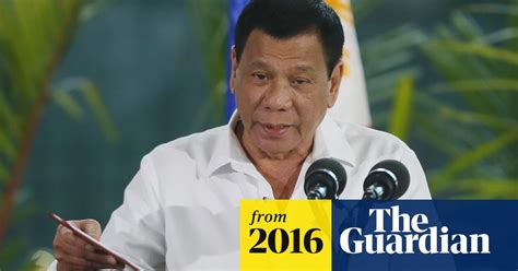 Philippines President Rodrigo Duterte Says He Personally Killed
