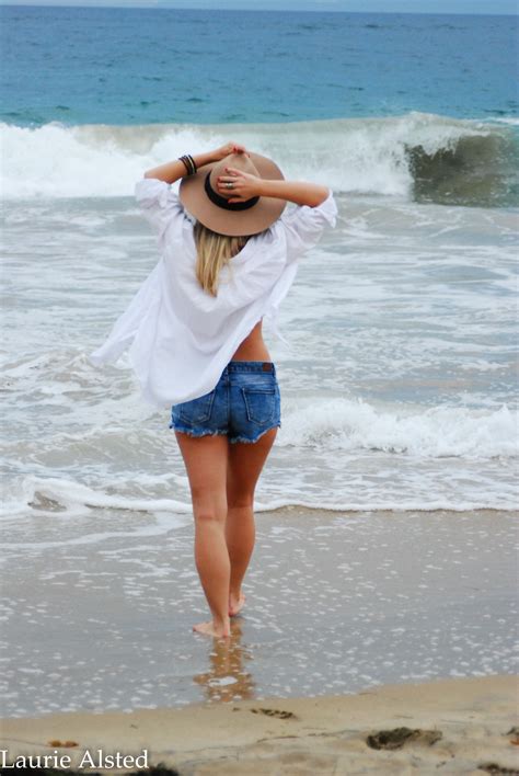 A Beautiful Day To Play At The Beach Photographer Laurie Alsted Model Brookelpierson Hat H