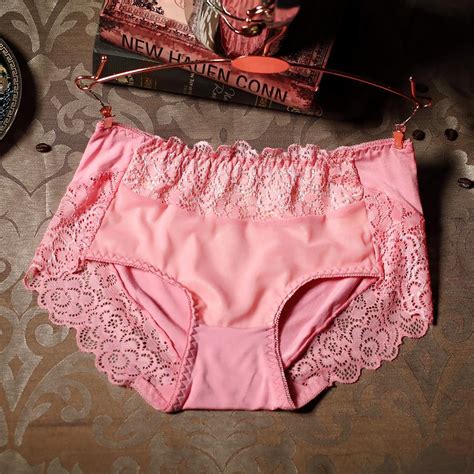 2020 9631 Wholesale Bamboo Fiber Printing Women S Sexy Underwear Lace Briefs Underpants Panties