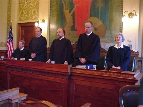The number of justices on the supreme court changed six times before settling at the present total of nine in 1869.1 a total of 114 justices have served on a nomination to the court is considered to be official when the senate receives a signed nomination letter from the president naming the nominee. South Dakota Supreme Court Justice Steven Zinter dies suddenly