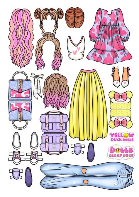 Paper Clothes For New Paper Doll In Album Paper Craft Diy Easy
