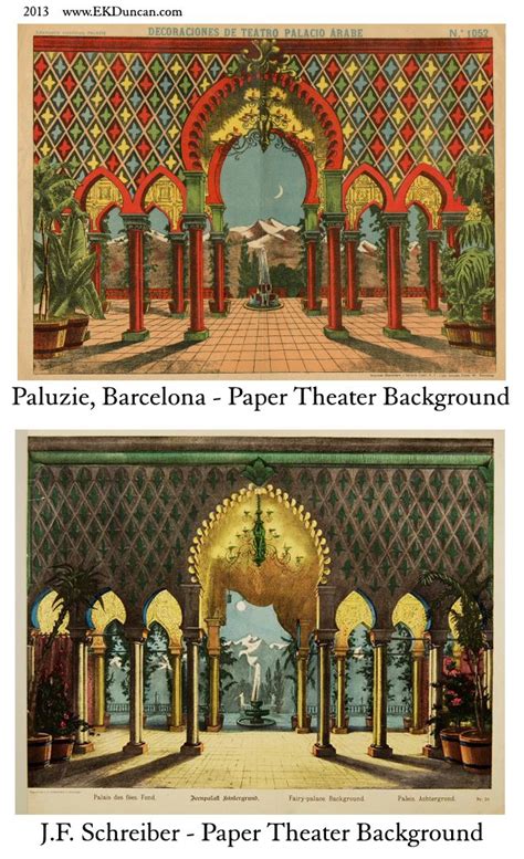 Ekduncan My Fanciful Muse Toy Theatre Theatre Paper