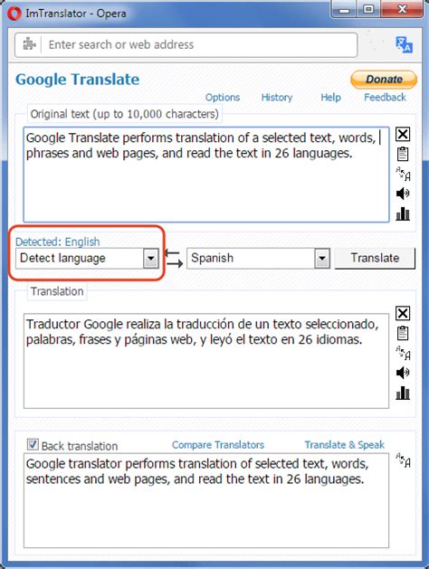 Together we can create strong community and develop understanding of languages and get lot of translation meanings with the help of online dutch translator. Google Translate Language Detection | ImTranslator