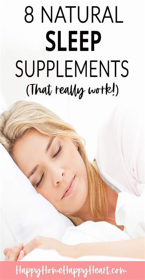 8 Natural Sleep Supplements That Really Work In 2021 Sleep
