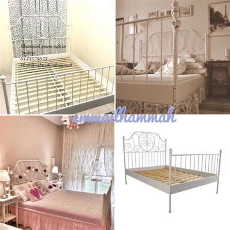 Ikea gjora bed frame, white, luroy,queen size bed. Set Katil Ikea | Desainrumahid.com