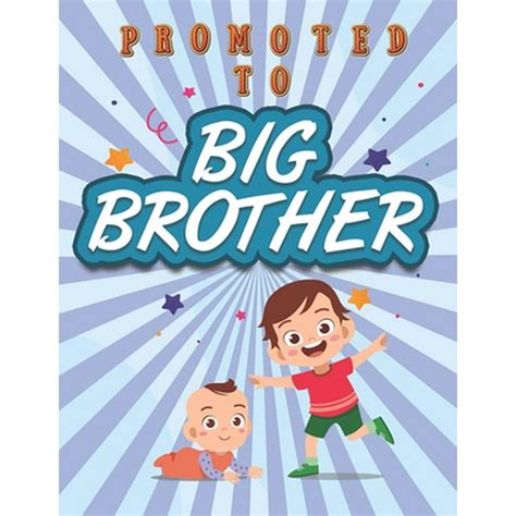 Promoted To Big Brother Activity Coloring Book For Big Brother Ages 2 4 With Mazes Tracing