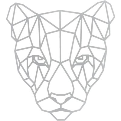 A genuine and free computer operating system that borrows features from multiple oses. Schablone „Panther, polygon" | Schablonen & Malvorlagen ...