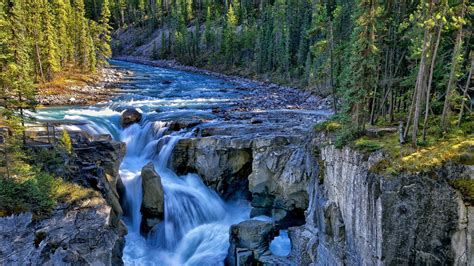 Sunwapta Falls Jasper National Park Canada Backiee