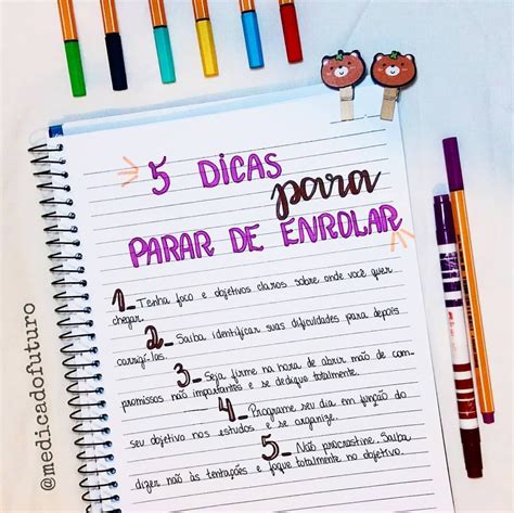 Pin Em Dicas De Estudos