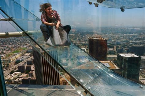 The Most Terrifying Glass Slide Ever Opens Atop A Skyscraper | Gizmodo ...