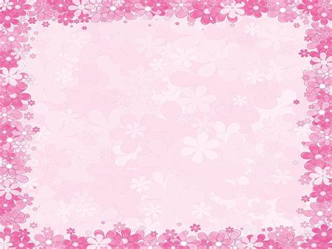 14 Design Flower Pink Frame Background Png