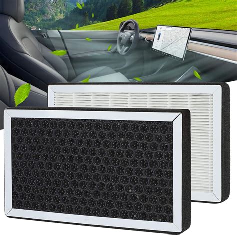 Tesla Model Model Y Cabin Air Filter Hepa Replacement Filter Bigamart