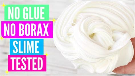 Looking for a safe slime recipe that has no borax or chemicals, well this is it and it is fun for kids to make! How to Make Fluffy Slime WITHOUT Glue or Borax // Testing Popular No Glue No Borax Slime ...