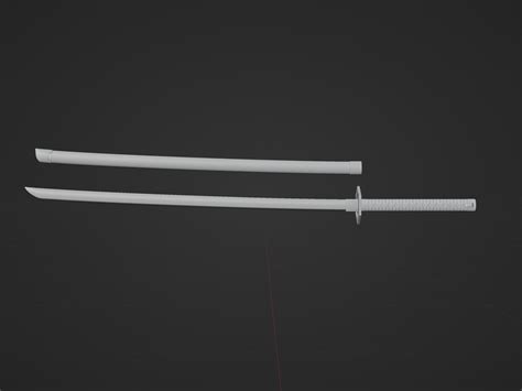 Demon Slayer Giyu sword - Kimetsu No Yaiba 3D print model 3D model 3D