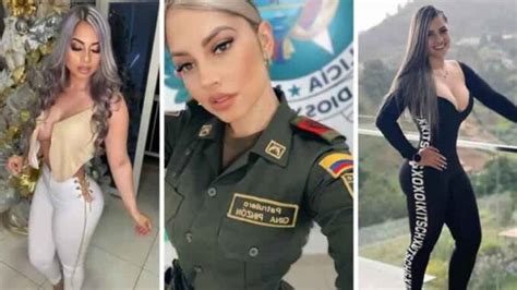 Polic A M S Sexy De Colombia Cumpli A Os Y Los Celebr Con Atrevido Vestido Guanajuato