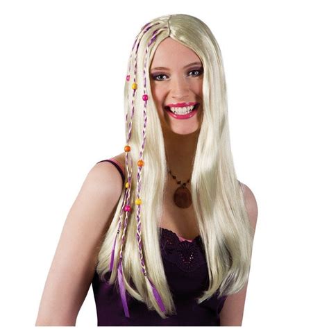 Braided Blonde Hippie Wig Party Delights