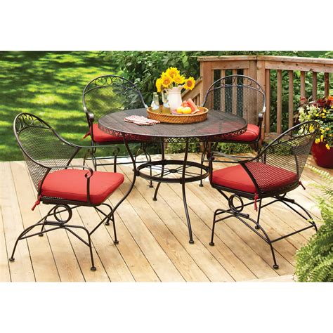 Better Homes And Gardens Wrought Iron Patio Dining Set Clayton Court