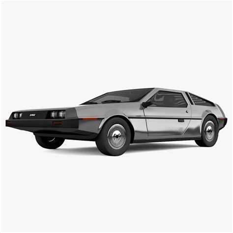 Delorean Dmc 12 3d Obj