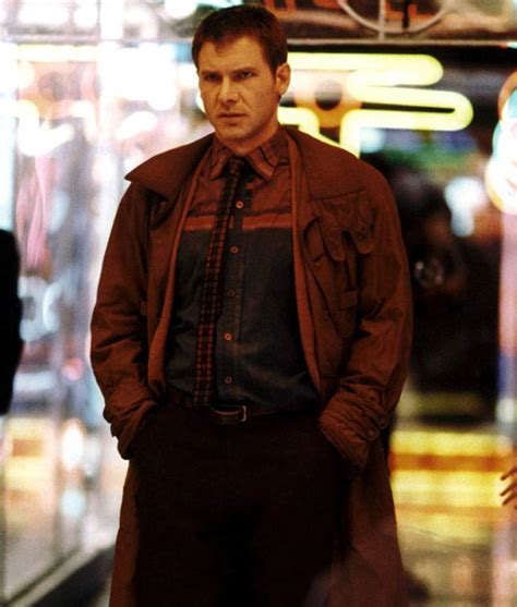 Blade Runner 1982 Rick Deckard Coat Harrison Ford Coat