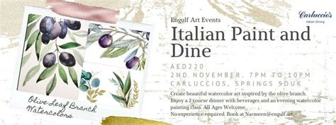Italian Paint And Dine In Dubai Coming Soon In Uae