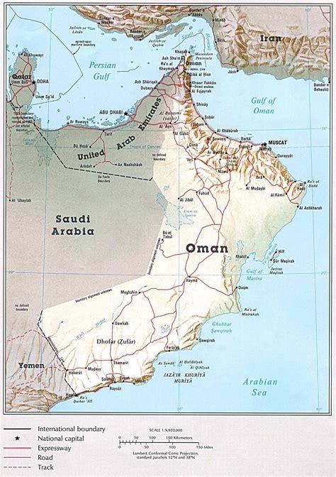 Oman Maps Printable Maps Of Oman For Download
