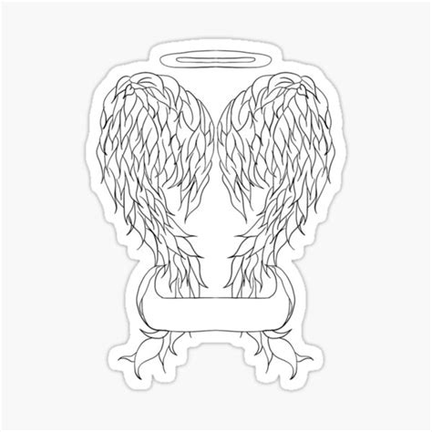 Angel Wings Sticker For Sale By Phoenixhellcat Redbubble